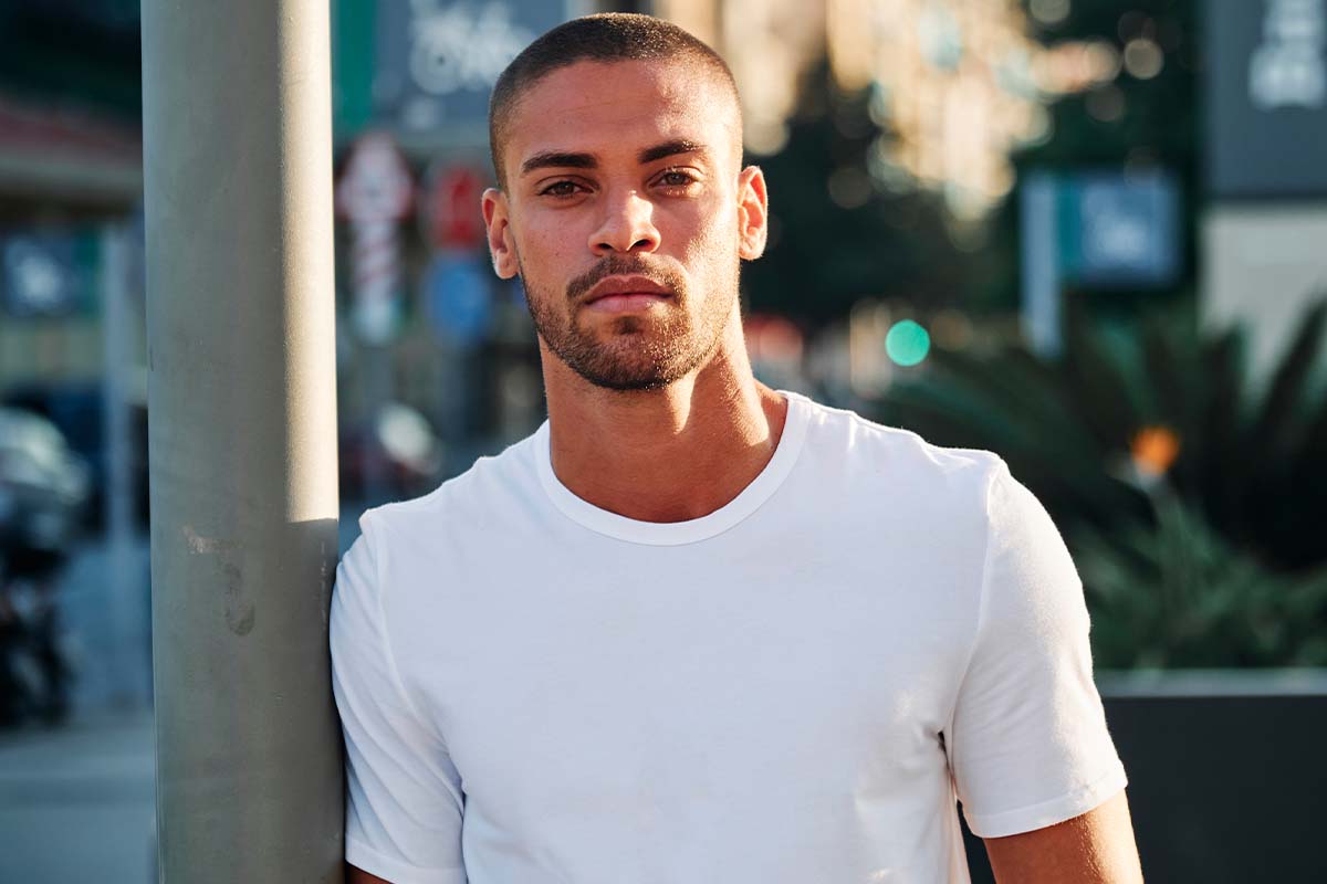 Good looking man after male plastic surgery in Plano